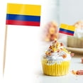 thumbnail image 1 of Country Flag Toothpicks | Cake And Burger Decorative Sticks | Flags For Themed Meals, 1 of 5