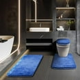 thumbnail image 6 of Bathroom Sets with Shower Curtain and Rugs （Waterproof Shower Curtains Bathroom Rugs Toilet Rug Toilet Lid Cover） Shower Curtain Set for Luxury Bathroom Decor, 6 of 7