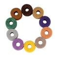 thumbnail image 1 of 20 Pcs Cymbales Protectrices en Feutre Kit de Tambour Tapis Cymbales Raccords Cymbales Simples, 1 of 9