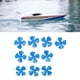 thumbnail image 5 of Hélice De 4 Cuchillas, Hélices De Plástico De Gran Empuje De 80 Mm De Diámetro Con Orificio De 2 Mm Para Juguetes De Bricolaje Para Manualidades OTVIAP Azul, 5 of 8