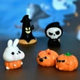 thumbnail image 3 of pdqouc Halloween Pumpkin Skeleton Figurine Decorations Resin Crafts Desktop Fish Tank Ornament Halloween Decor Creative Funny Holiday Party Decor Gifts Supplies, 3 of 4