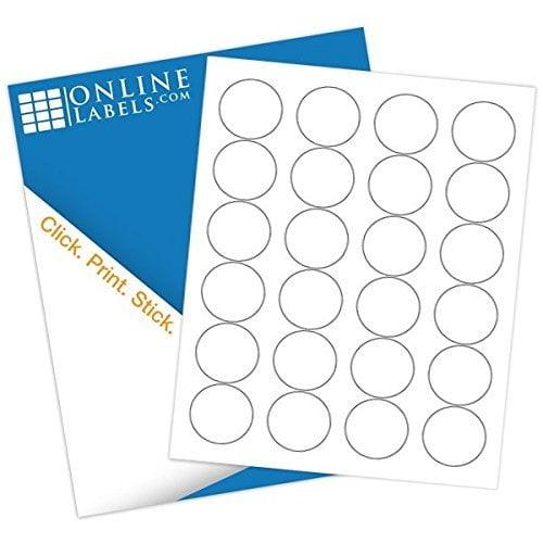 Online Labels 1 67 Round Labels Pack Of 2 400 Circle Stickers 100 Sheets Inkjet Laser Printer Walmart Com Walmart Com