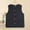 #050-Black, variant on Women's Winter Sleeveless Quilted Vest - Warm Fleece-Lined Waistcoat with Front Pockets - Lightweight Layering Piece for Indoor and Outdoor Wear