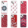 thumbnail image 1 of Funda navideña para iPhone 14, 13, 13Pro, 13Pro Max, 12, 12Pro, 12Pro Max, 11 Pro Max, XS, XR, X, 6S, 7, 8 Plus, transparente, con protección trasera., 1 of 3