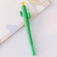 thumbnail image 6 of Gel Pens 4PC Cactus Shaped Pens 0.5mm Black Gel Ink Comfortable Writing For Office Supplies Home 12ml, 6 of 7