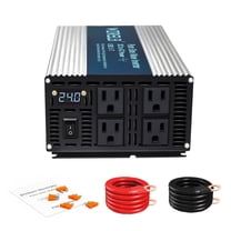LVYUAN 3000 Watts Pure Sine Wave Power Inverter DC 12V to AC 110V 120V ...