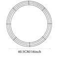 thumbnail image 3 of 16-Inch Wire Wreath Frame for DIY Floral Arrangements, Front Door Decor, and Wall Hanging Crafts, 3 of 7