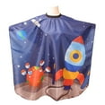 thumbnail image 2 of Waterproof Kids Haircut Cape, Hair Cutting Cape for Kids - Salon Barber Cape Cloak Apron 51x 43 Inches - Quality:2 Pieces;, 2 of 6