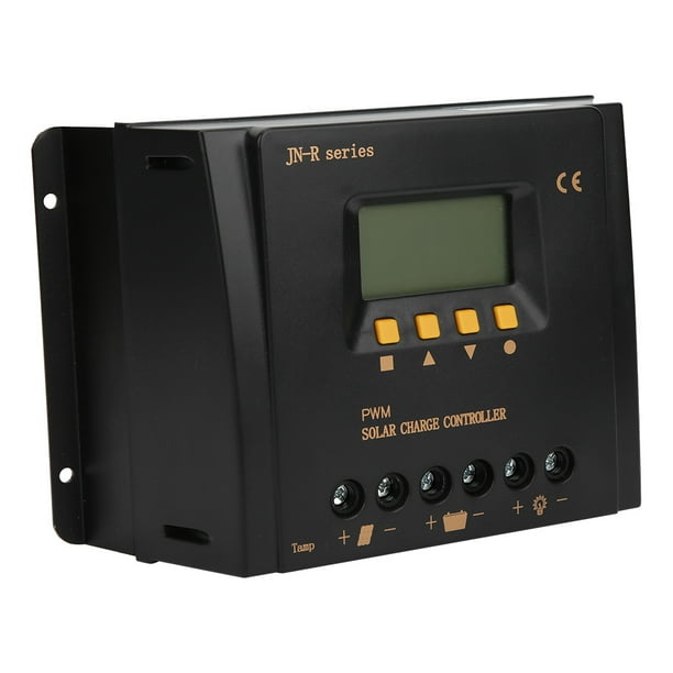 Jn R 12/24V Identificación Automática PWM Regulador de Controlador de Carga Solar12v 24V 30A