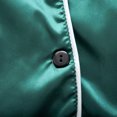 thumbnail image 5 of Dakiuu Unisex Baby Satin Pajamas Set Boys' Girls' Solid Color Button Down T Shirts and Shorts 2 Pieces Ice Silk Pj Sleepwear Toddlers Summer Loungewear Clothing Outfit, 5 of 5