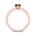 thumbnail image 4 of Everly Women's Garnet 10k Rose Gold Ring, 4 of 7