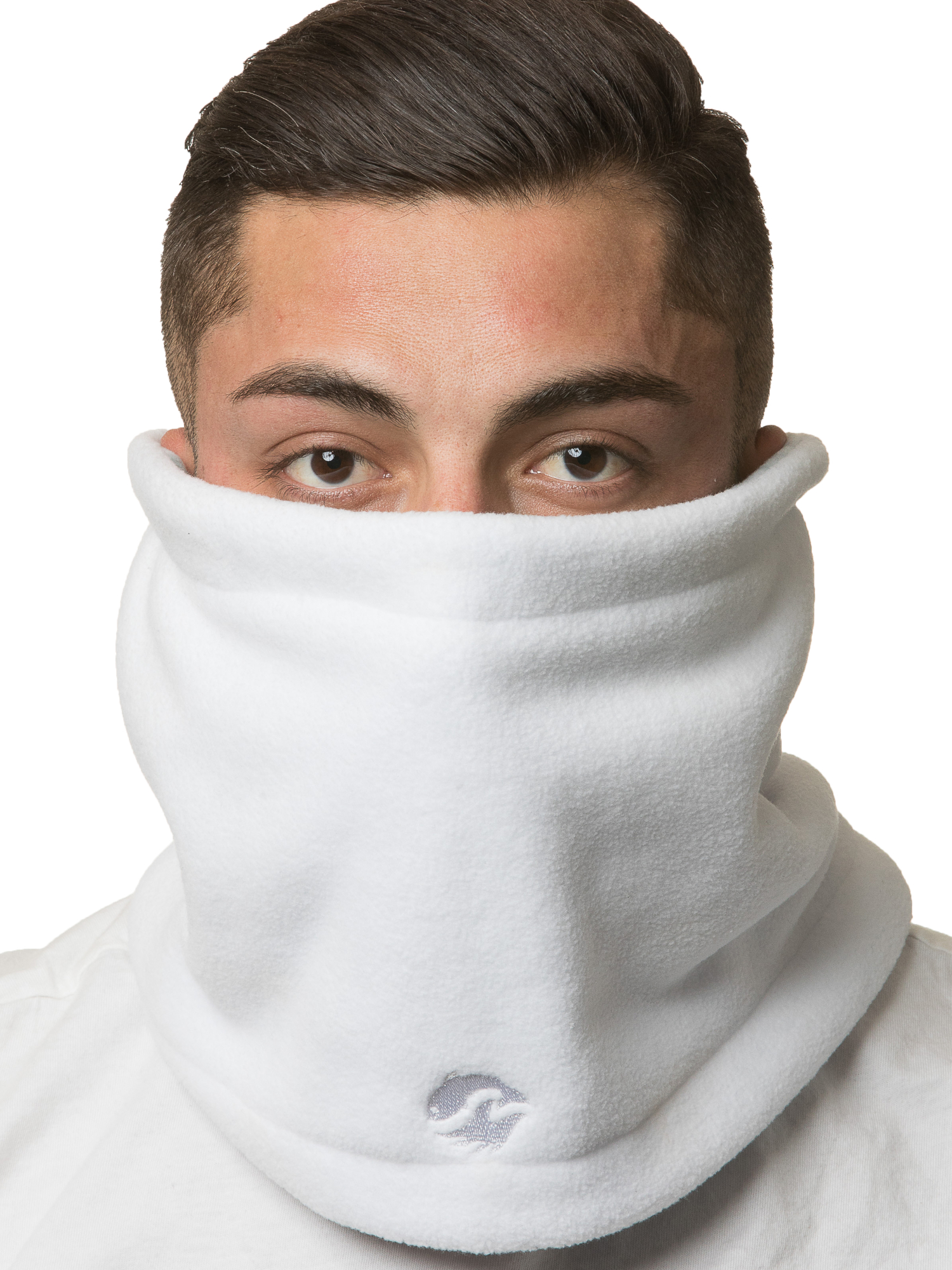 Aqua Design Neck Warmer Men Gaiter: Winter Cold Weather Camo Fleece Face Mask: Snow - image 5 of 6