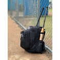 thumbnail image 3 of Tanel 360 Bat Pack Baseball/Softball Backpack Bag - Red, 3 of 6