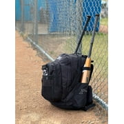 Tanel 360 Bat Pack Baseball/Softball Backpack Bag - Black