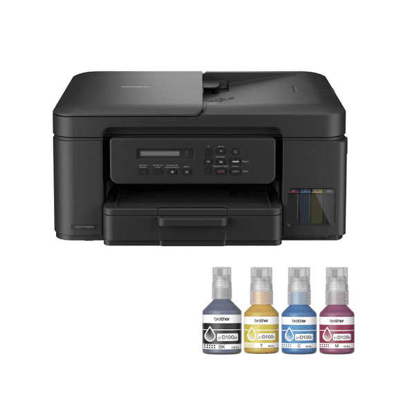 MULTIFUNCIONAL BROTHER DCP-T730DW INKBENEFIT WIFI ADF + KIT DE TINTAS ORIGINALES BTD100...