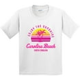 thumbnail image 3 of Inktastic Summer Enjoy the Sunshine Carolina Beach North Carolina Pink Youth T-Shirt, 3 of 5