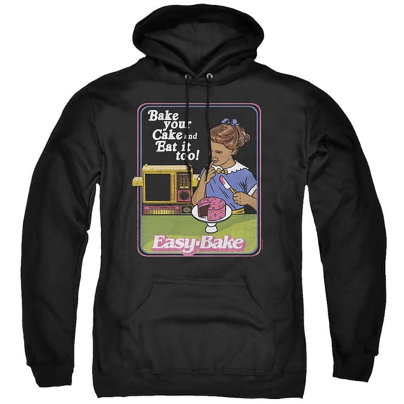 Easy Bake Oven Bake Your Cake Adult Pullover Hoodie Sweatshirt Black