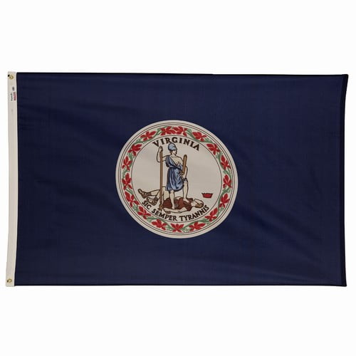 4x6' POLYWAVEZ VIRGINIA POLY II FLAG CH&G