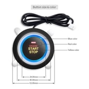 EASYGUARD EC003 Smart Key PKE Passive Keyless Entry Car Alarm System Push Start Button Remote Engine Start Remote Trunk Release DC12V