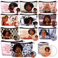 thumbnail image 1 of Bolsas de cosméticos Kacctyen, 20 unidades, con bolsa de maquillaje y espejo para mujer, 1 of 6