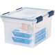 thumbnail image 2 of Caja de almacenamiento de archivos IRIS Ultimate de plástico transparente con carta/legal, 2 of 5