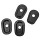 thumbnail image 2 of TKSE Junta Grande, 4 Piezas Junta Grande De Plástico Excelente Sellado Uso Duradero Negro para YZF 600 YZF‑R6 YZF‑R1 YZS 1000 FAZER, 2 of 14