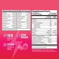 thumbnail image 3 of ABOUT YOUR COLLAGEN Peptide Energy Collagen Powder (Bonus Size 40 serv) Hair, Nail, Skin, Type I & III,Caffeine, Vitamin C, Biotin, Hyaluronic Acid, Zero Sugar – 17.84 oz (Strawberry Margarita), 3 of 6
