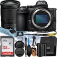 thumbnail image 1 of Nikon Z5 Mirrorless Camera with NIKKOR Z 24-70mm f/4 Zoom Lens + SanDisk 128GB Card + Case + 3 Pieces Filter + Flash + ZeeTech Accessory Bundle, 1 of 5