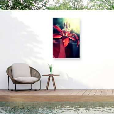 Beata Czyzowska Young 'Lady in Red' Outdoor Canvas