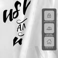 thumbnail image 3 of Laundry Room Curtains for Doorway Wash Dry Sign Theme Printed Girl White Black Word Fold Quotes 42" W x 63" L Window Curtain Set for Living Room Bedroom Bathroom Set of 2 Panels Drapes, 3 of 6