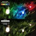 thumbnail image 6 of Energizer Smart Patio Lights, Sound Reactive RGBW+IC Outdoor String Lights w/ LED Light Bulbs, 24 ft, 6 of 7