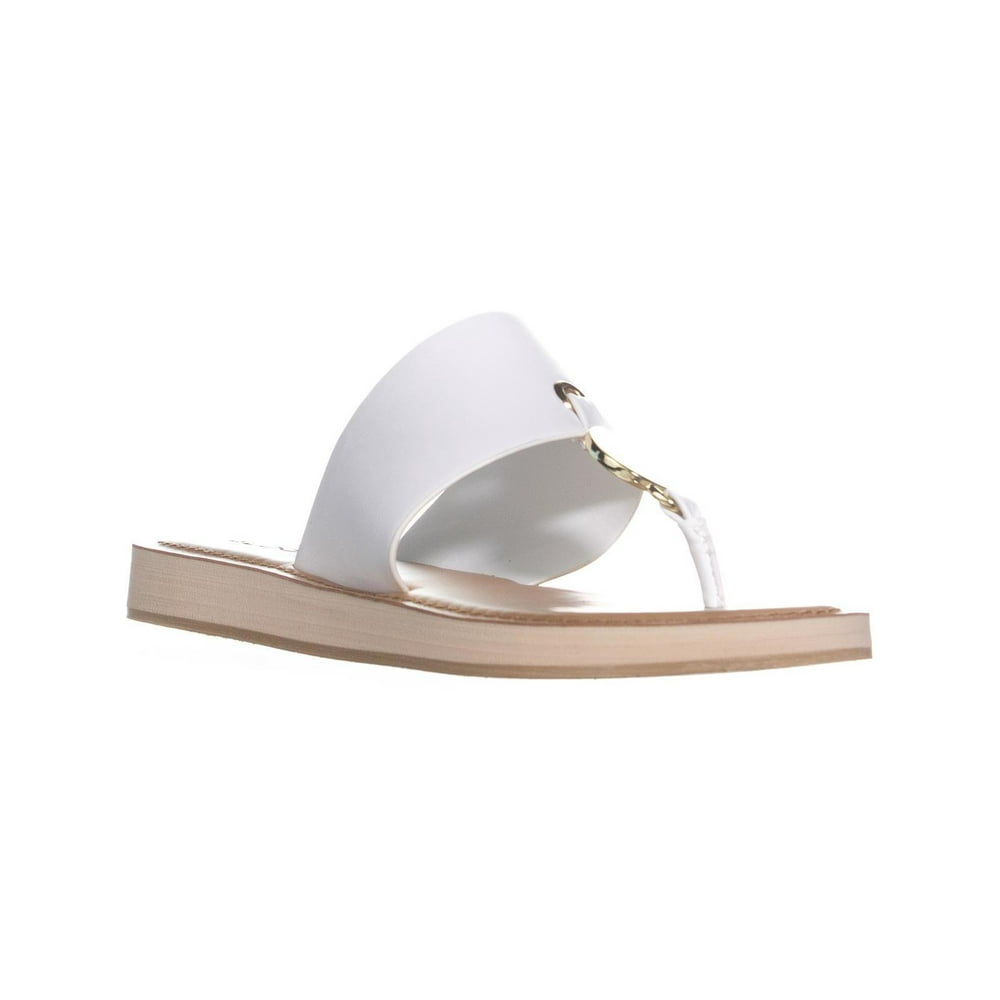 ALDO - Womens ALDO Yilania Thong Slide Sandals, White, 6.5 US / 37 EU ...