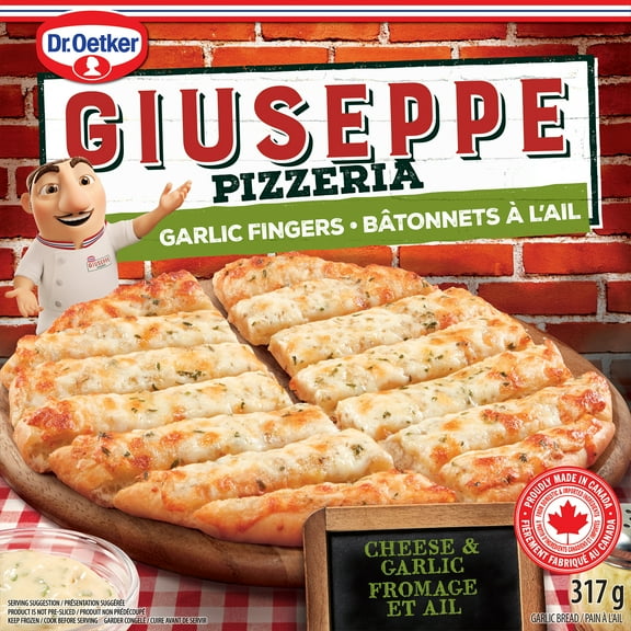 Dr. Oetker Giuseppe Pizzeria Garlic Fingers Pizza, 317g