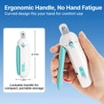 thumbnail image 7 of LWVITH Cat Nail Clipper with Adjustable 3-Size Trimming Hole & Hidden Nail File | Safe Toenail Trimmer for Kittens & Indoor Cats | Anti-Splash Claw Cutter for Grooming, 7 of 7