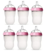Comotomo Natural Feel 8oz. Bottle 6 Pack - Pink
