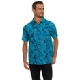 thumbnail image 6 of Canada Weather Gear Men's Short Sleeve Button-Up Shirt – Tropical Printed Casual Summer Shirt, 6 of 11