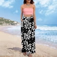 thumbnail image 2 of MEICHEN Dress Pants Women Petite High Waisted Wide Leg Summer Beach Vacation Women's Pants Casual Trousers, 2 of 7