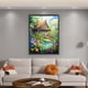 thumbnail image 2 of Hilo Algodón Ecológico Bordado Punto Cruz Impreso 14CT Paisaje Cabaña 55x70cm, 2 of 9