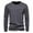 Dark Gray, variant on DeHolifer Mens Tops Cotton Crewneck Letter Print Long Sleeve Fall Fashion T-Shirts Tops Coffee L