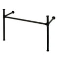 thumbnail image 1 of Fauceture VPB14880 Imperial Pieds de Console en Acier Inoxydable, Noir Mat, 1 of 1