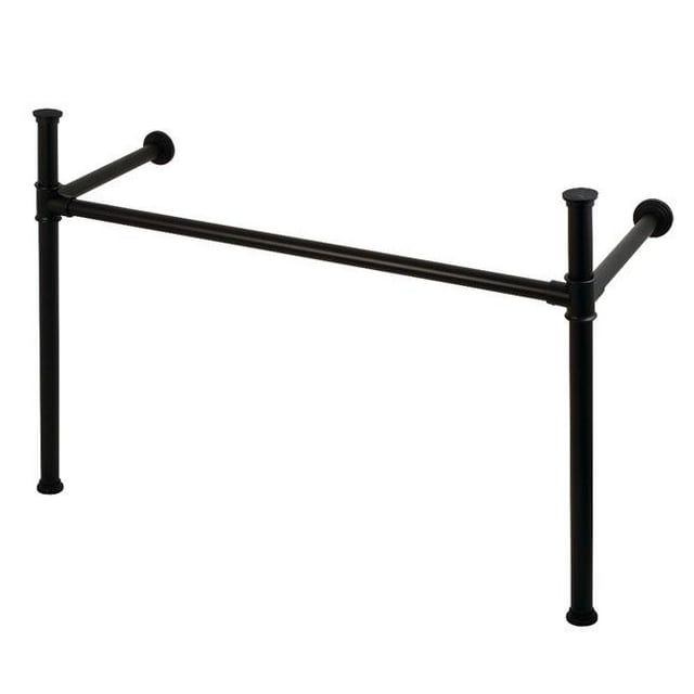 Fauceture VPB14880 Imperial Pieds de Console en Acier Inoxydable, Noir Mat