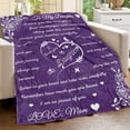 thumbnail image 4 of LHSHID Daughter Blanket Daughter Blankets from Mom Dad Birthday for Daughter I Love You Daughter Blanket Presents to Daughter Daughter Soft Bed Flannel Throw Blanket 40"x50", 4 of 7