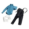 thumbnail image 3 of Traje de Camisa de Zapatos con Tirantes de , Ropa de Juguete de Muñecas de Figura de Acción, Ropa de Muñeca de Figura para Figuras de Acción de perfke Traje de muñeca de figura, 3 of 9