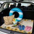 thumbnail image 2 of Jeiento Bucket Highland Cow Sunflower Car Cargo Mat Universal Fit Trunk Pad Western Farm Pattern For Road Trip Camping Daily Use, 2 of 7