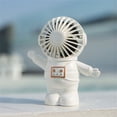 thumbnail image 4 of Ventilador de astronauta Fiudx con carga USB de bolsillo de mano de escritorio pequeño, 4 of 7