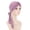 Pink, variant on Black Headband for Women's Eid Al Fitr Solid Color Forehead Triple Long Tail Headband Muslim Headband Can Be Tied Behind Hat