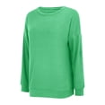 thumbnail image 6 of Breezora Women's Round Neck Comfort Top Soft Homewear Relaxed Fit Loungewear XXXL Size Green, 6 of 6