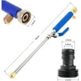 thumbnail image 6 of Jetflux High Pressure Washer Attachment for Garden Hose, Upgraded Aluminum Alloy Power Washer Nozzle with 2 Spray Tips for Car Washing, Home & Garden Cleaning, 6 of 7