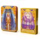 thumbnail image 2 of Cartas de Tarot con caja de hierro en inglés, tecnología de estampado en caliente, cartas de Tarot, cartas de oráculo mejoradas, cartas de juego de mesa de papel de cobre, 2 of 3