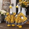 thumbnail image 5 of Qwtwty Thanksgiving Garden Goose Costume for 23" Cement Plastic Geese Statue, Yard Goose Decorations for Halloween Thanksgiving Outdoor Yard Patio Holiday Decor, 5 of 5
